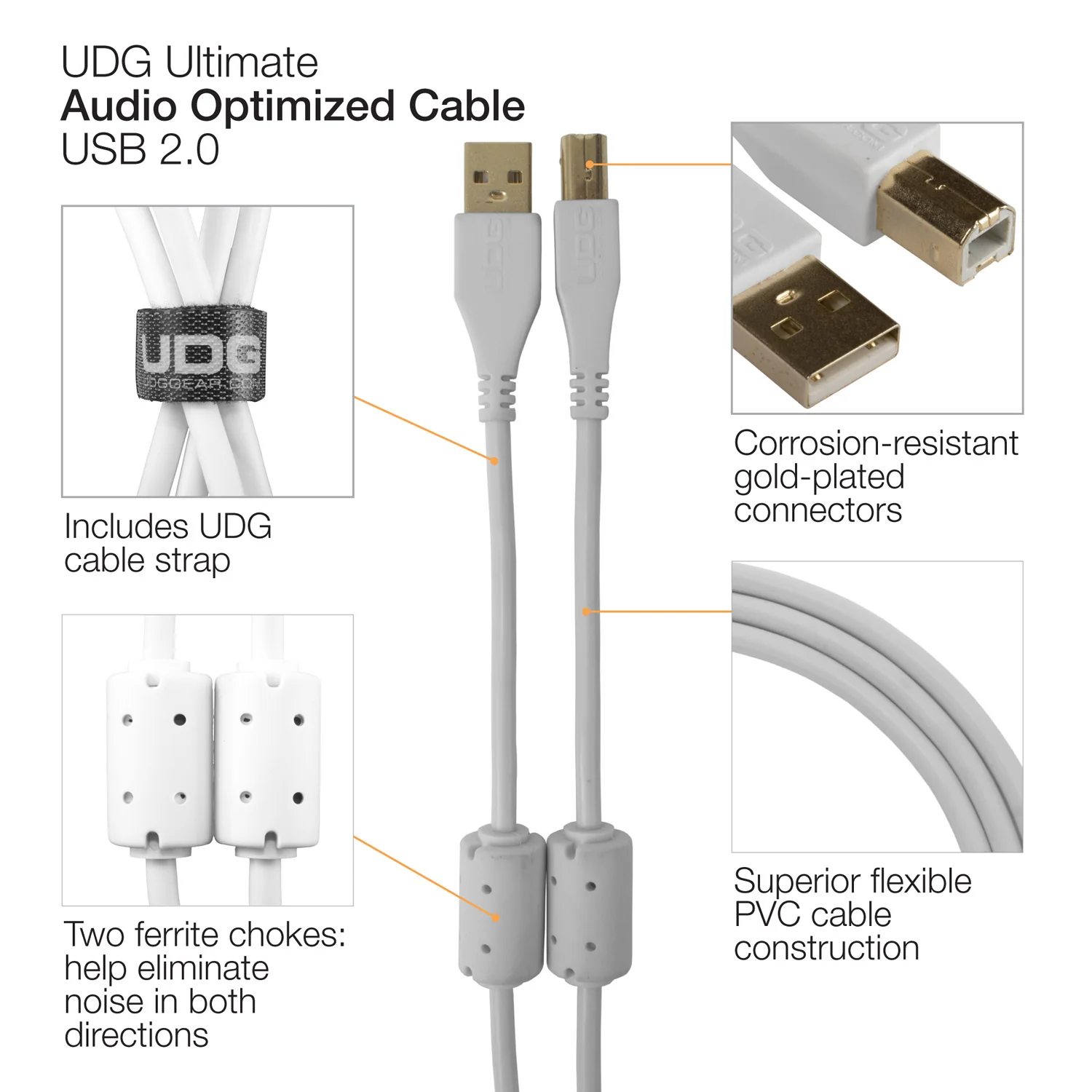 UDG Ultimate Audio Cable USB 2.0 A-B Straight - Image 48