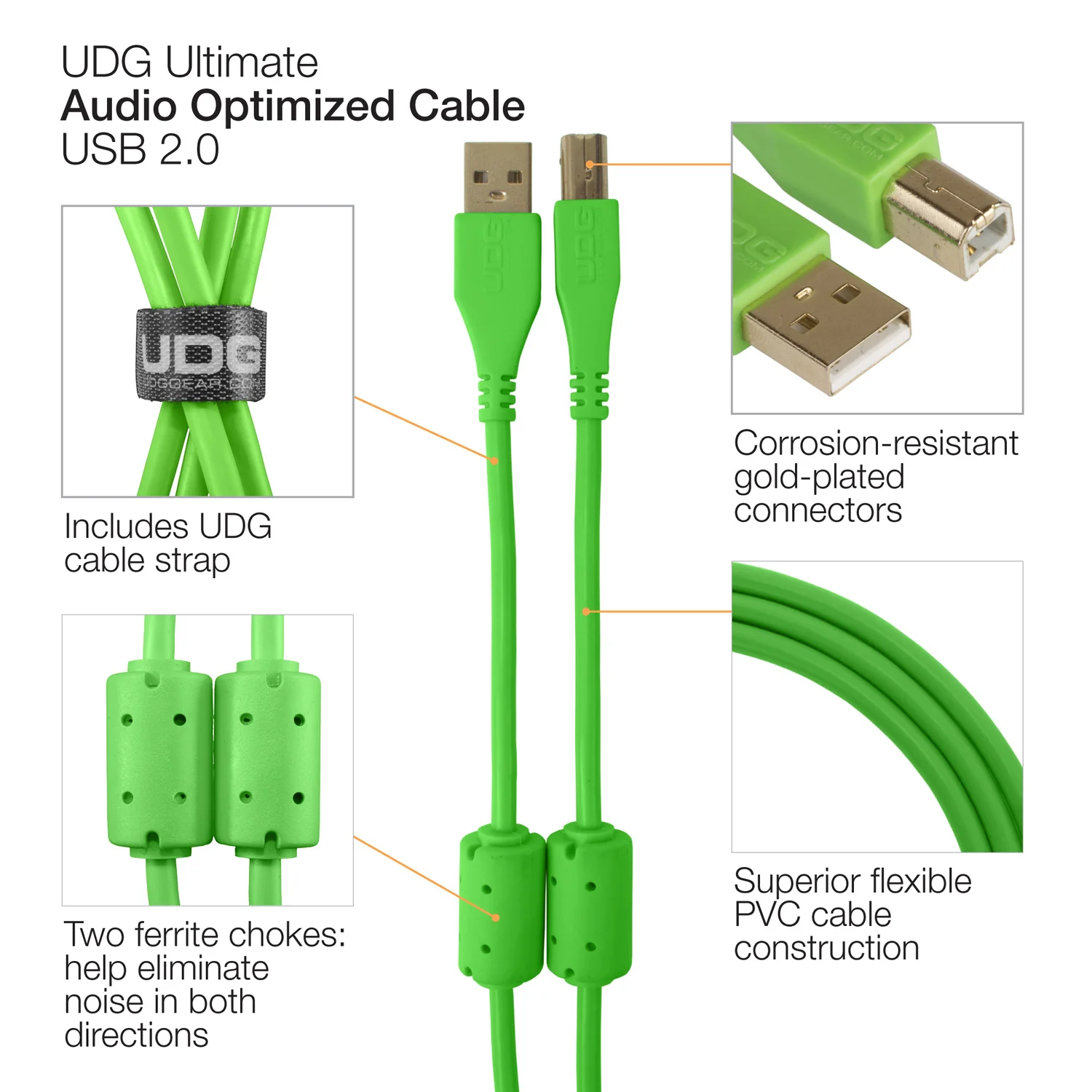 UDG Ultimate Audio Cable USB 2.0 A-B Angled - Image 16